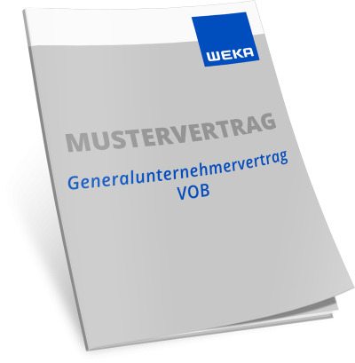 Mustervertrag Generalunternehmervertrag VOB WEKA Bausoftware