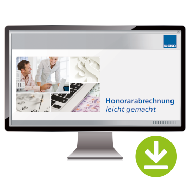 Honorarabrechnung leicht gemacht - WEKA Bausoftware