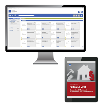 BGB und VOB Kommentare & Musterbriefe für Handwerker - WEKA Bausoftware