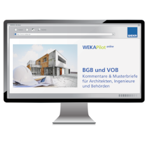 BGB und VOB Kommentare & Musterbriefe für Architekten, Ingenieure und Behörden - WEKA Bausoftware