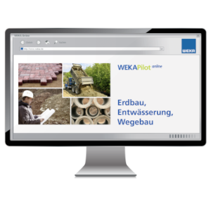 Praxishandbuch Erdbau, Entwässerung, Wegebau - WEKA Bausoftware