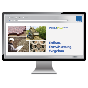 Praxishandbuch Erdbau, Entwässerung, Wegebau - WEKA Bausoftware