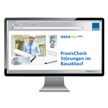 PraxisCheck Störungen im Bauablauf - WEKA Bausoftware