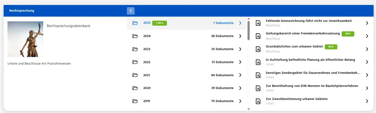 Rechtssicherheit durch aktuelle Vorschriften und Urteile.