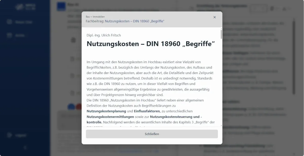 WEKA Bau AI - Quellen