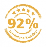 92% zufriedenen Kunden