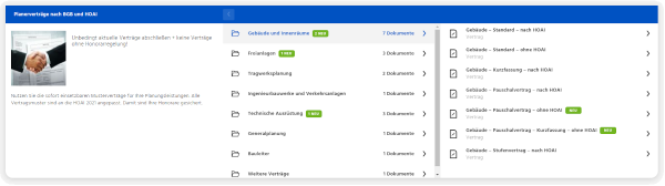 Aktuelle Planerverträge nach HOAI 2021 und BGB 2018