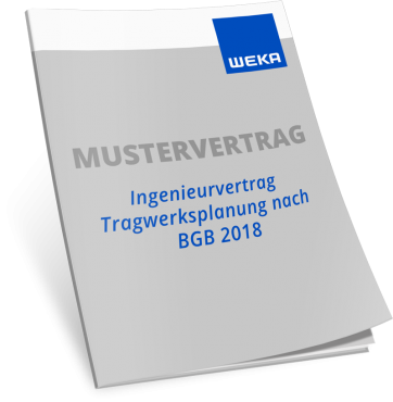 Mustervertrag Ingenieurvertrag Tragwerksplanung nach BGB 2018 WEKA Bausoftware