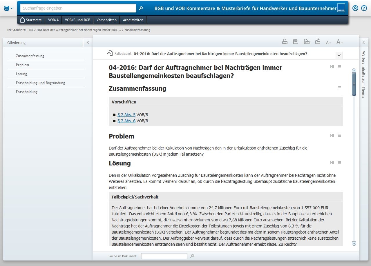 Bgb Und Vob Kommentare Musterbriefe Für Handwerker Und