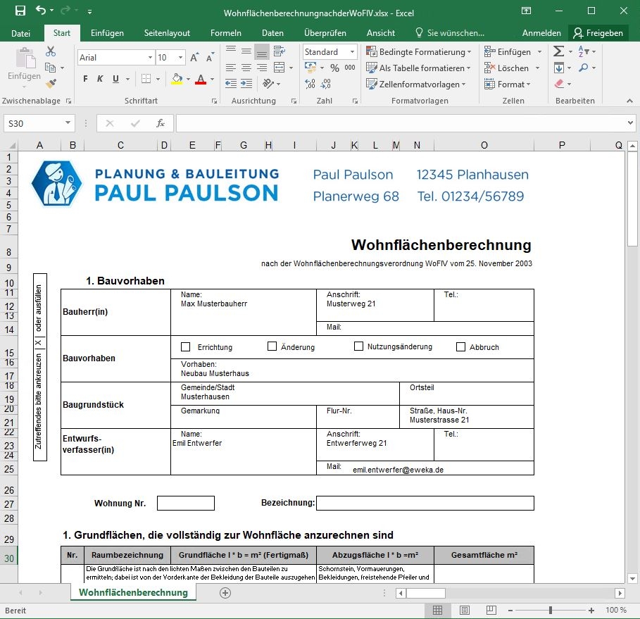Bauantrag Smart Easy